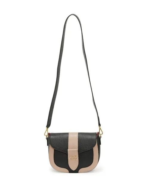 Black & Beige Crossbody Bag