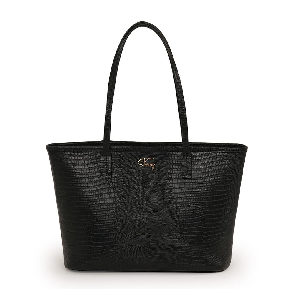 Steez_Crocodile_Tote_Leather_Bag_Bangladesh_Front Crocodile Tote