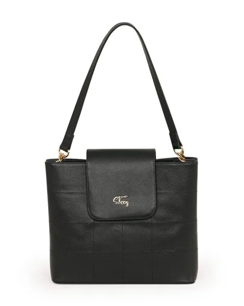 Steez_Squared_Flap_Leather_Bag_Bangladesh_Front Squared Flap Bag