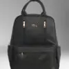 Black - Logo Classic Waterproof Backpack with Zipper