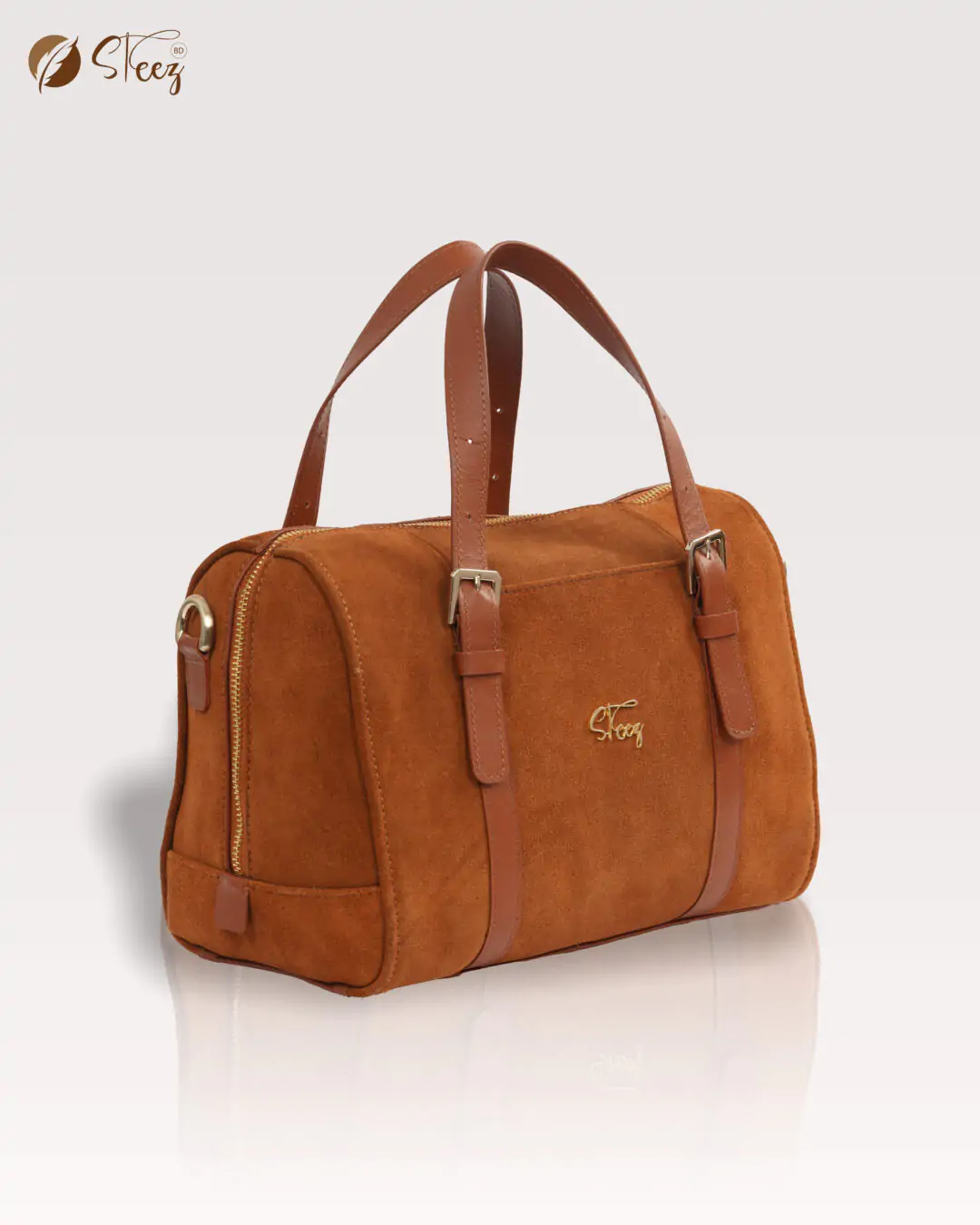 Layer 2 Suede Duffel Bag