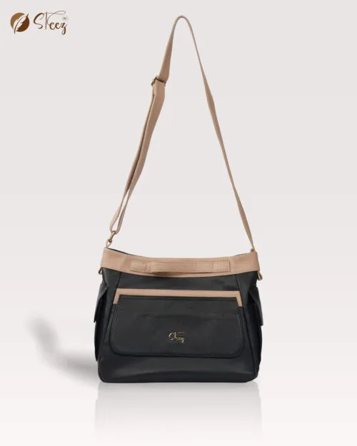 Multi Zip Leather Work Bag