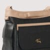 Multi Zip Leather Work Bag