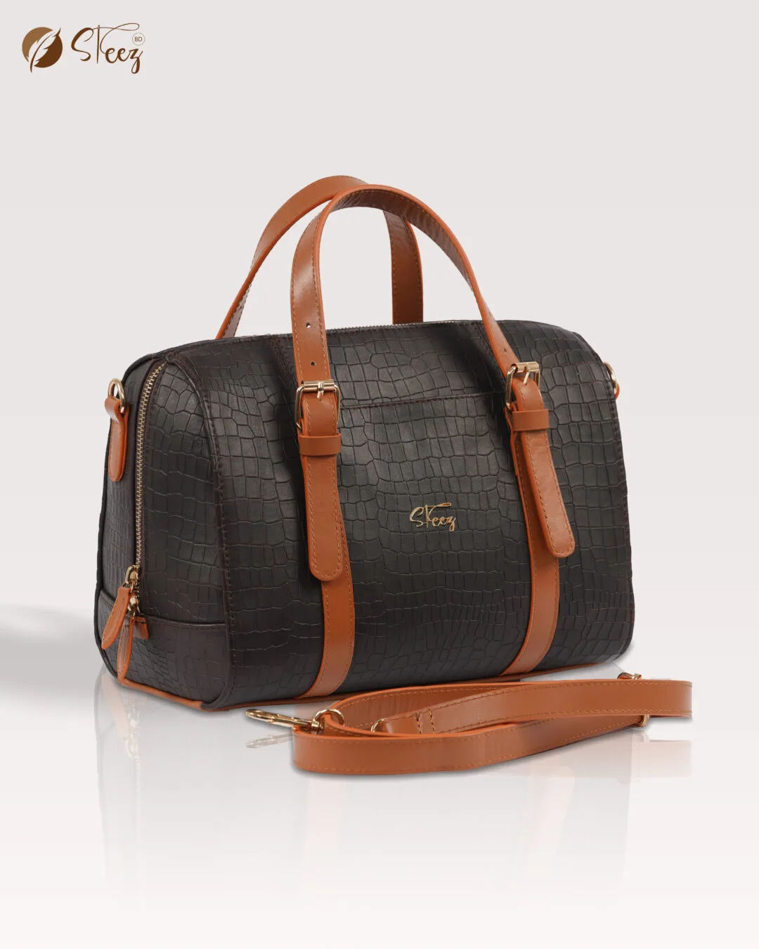Web-1-2 Crocodile Duffel Bag